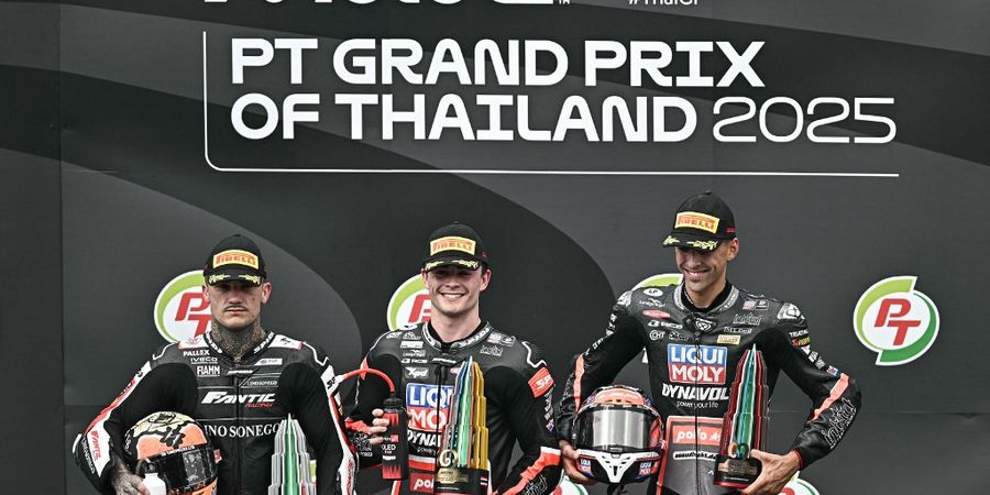 Hasil Moto2 Thailand 2025 - Pembalap yang Terkena Insiden Ikat Kepala di Jepang Menang, Mario Aji Dapat Poin Usai Finis di Posisi Ini