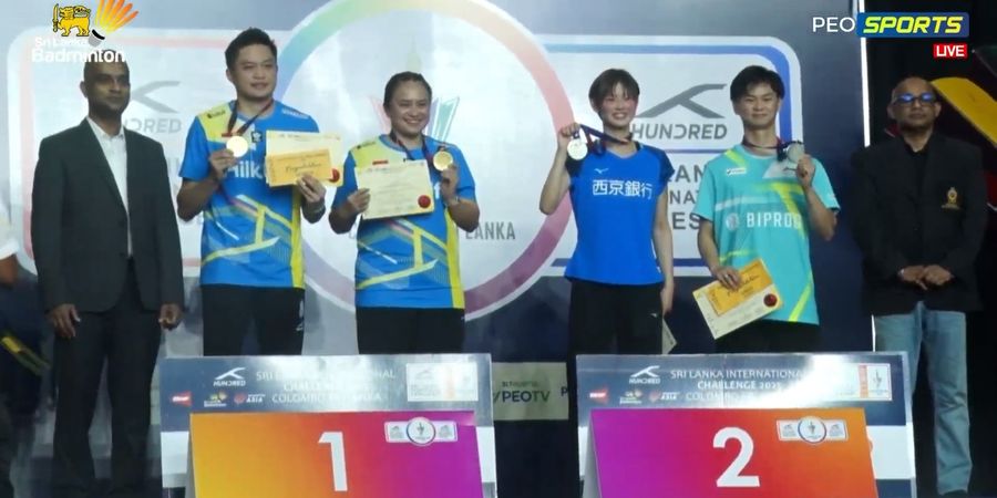 Srilanka IC 2025 - Bobby/Melati dan Raymond/Nikolaus Kompak Back-to-back Juara