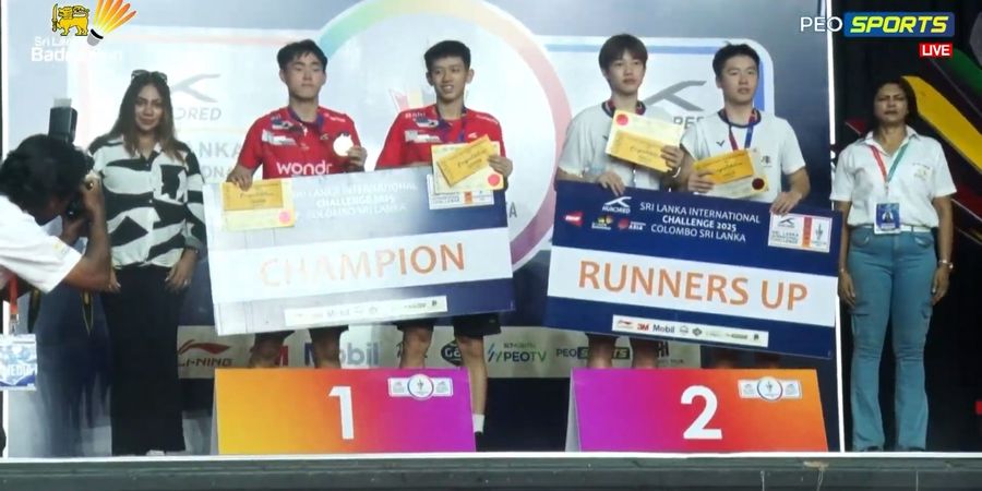 Raymond/Joaquin Jadi Juara Beruntun, Racikan Baru Pencipta Marcus/Kevin Pastikan 2 Gelar Indonesia di Sri Lanka IC