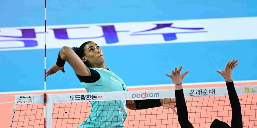 Top Skor Liga Voli Korea - Gyselle Silva Kian Dekat Jadi Manusia 1000 Poin Lagi Saat Megawati Masih Tak Dapat Izin Tanding