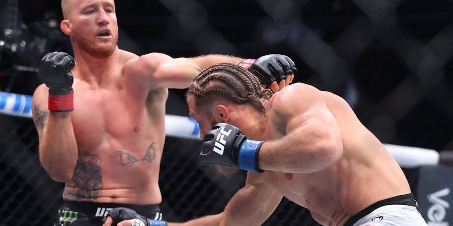 Hasil UFC 313 - Musuh Terakhir Khabib Nurmagomedov Kesetanan, Justin Gaethje Tahan Tendangan Maut Rafael Fiziev untuk Menang Lagi