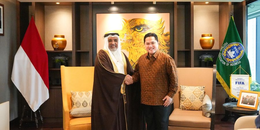 Bertemu Duta Besar Kerajaan Bahrain, Ketum PSSI Erick Thohir Pastikan Keamanan Laga Timnas Indonesia Vs Bahrain