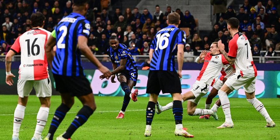 Hasil Liga Champions - Feyenoord Terlalu Gampang, Inter Milan Selangkah Lagi Mendekat ke Quadruple Winner