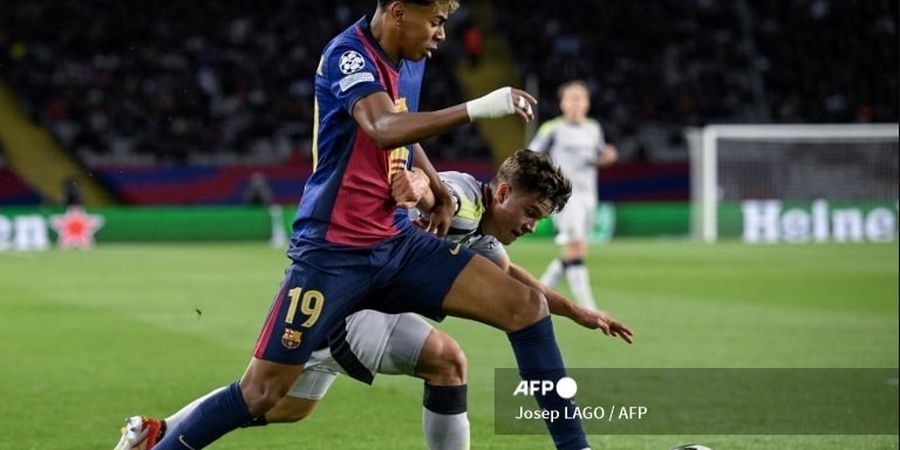 Pakai Sepatu Robek sambil Berpuasa, Lamine Yamal Tetap Menggila di Liga Champions dengan Aksi Setara Lionel Messi