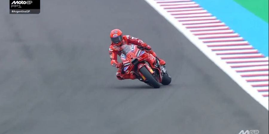 Hasil FP1 MotoGP Argentina 2025 - Marc Marquez Sengit Lawan Zarco Saat Bagnaia Masih Menderita, Honda Awali Sesi dengan Manis