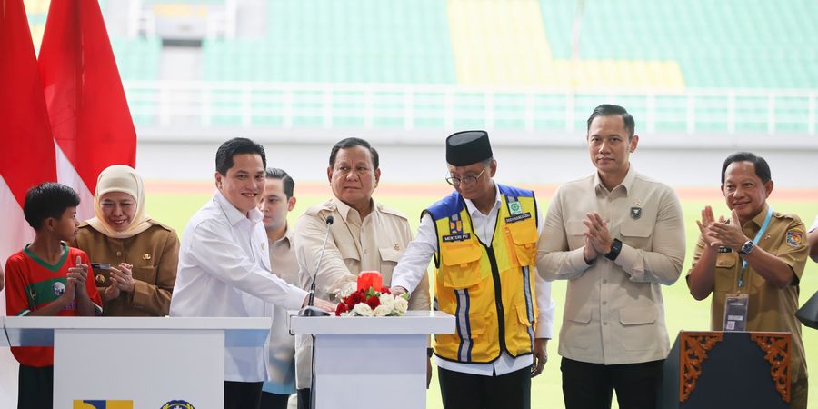 Presiden Prabowo Resmikan 17 Stadion, Ini Janji Ketum PSSI Erick Thohir