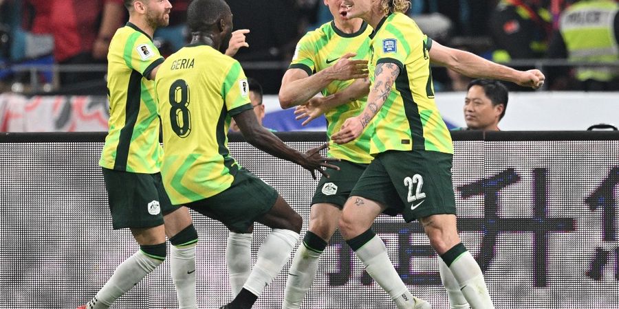 Hasil Kualifikasi Piala Dunia 2026 - Jackson Irvine Cetak Gol Lagi, Australia Hajar China untuk Jaga Impian Dampingi Jepang