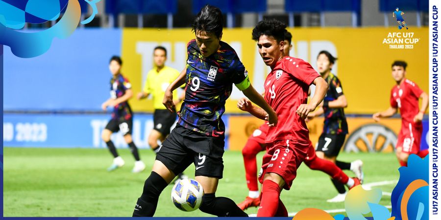 Hasil Piala Asia U-17 2025 - Pesta Gol ke Gawang Afganistan, Korsel Buka Kans Temani Timnas U-17 Indonesia ke Piala Dunia