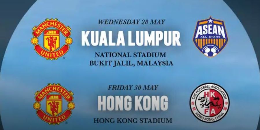 Manchester United Umumkan Bakal Tur Ke Malaysia Lawan ASEAN All-Stars, Ada 3 Pemain Timnas Indonesia?