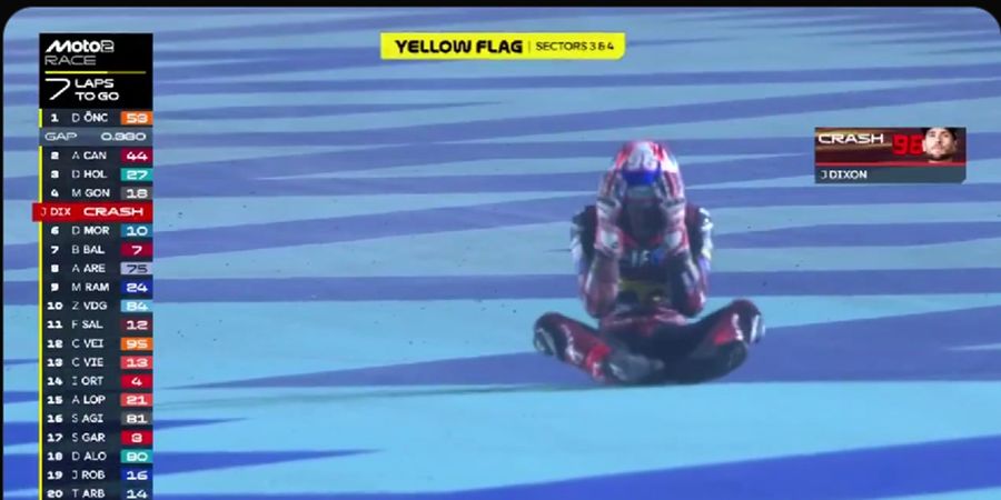Hasil Moto2 Qatar 2025 - Mario Aji Lebih Mujur dari Si Pimpinan Klasemen