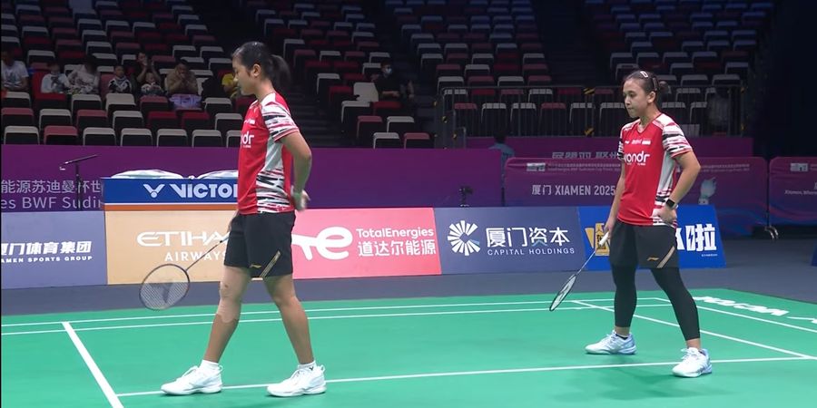 Hasil Sudirman Cup 2025 - Unggul Telak Tanpa Ampun, Power Ana/Tiwi Gandakan Keunggulan Indonesia atas Inggris