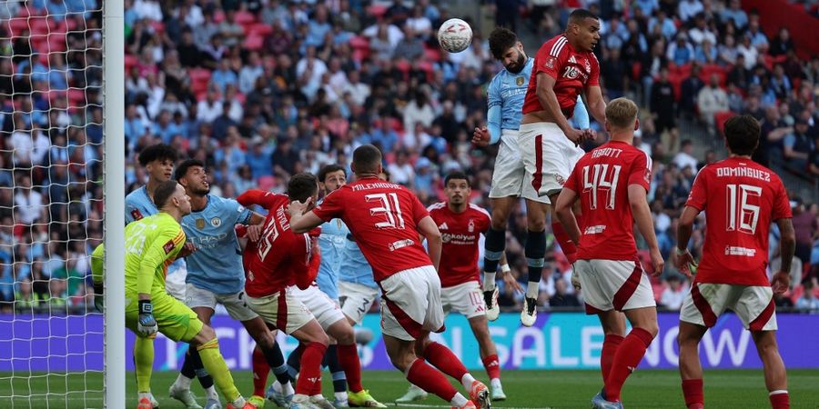 Hasil Piala FA - Bungkam Nottingham, Man City Tantang Crystal Palace di Final