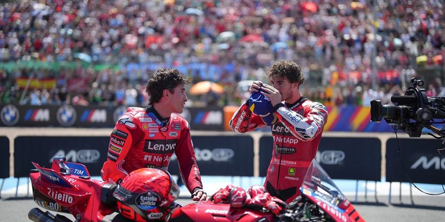 Buntuti lalu Tikung Bagnaia di Tes MotoGP Jerez 2025, Marc Marquez: Gak Sengaja