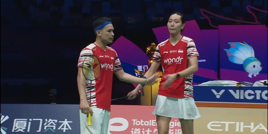 Hasil Perempat Final Sudirman Cup 2025 - Rinov/Gloria Belum Bisa Atasi Pasangan Nomor 11 Dunia, Indonesia Tertinggal 0-1 dari Thailand