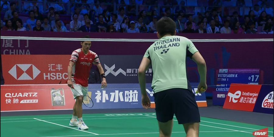 Hasil Perempat Final Sudirman Cup 2025 - Jonatan bak Kesetanan, Unggul Satu Digit di Gim Pertama lalu Comeback dari Suramnya Skor 8-16