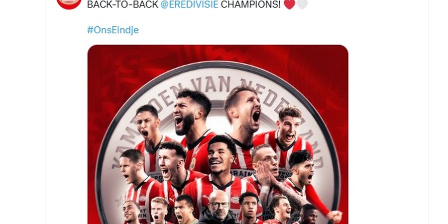 Rekap Eredivisie 2024-2025 - PSV Angkat Trofi, Ajax Sempat Rasakan Juara 6 Menit Berkat Pelanggaran Mees Hilgers