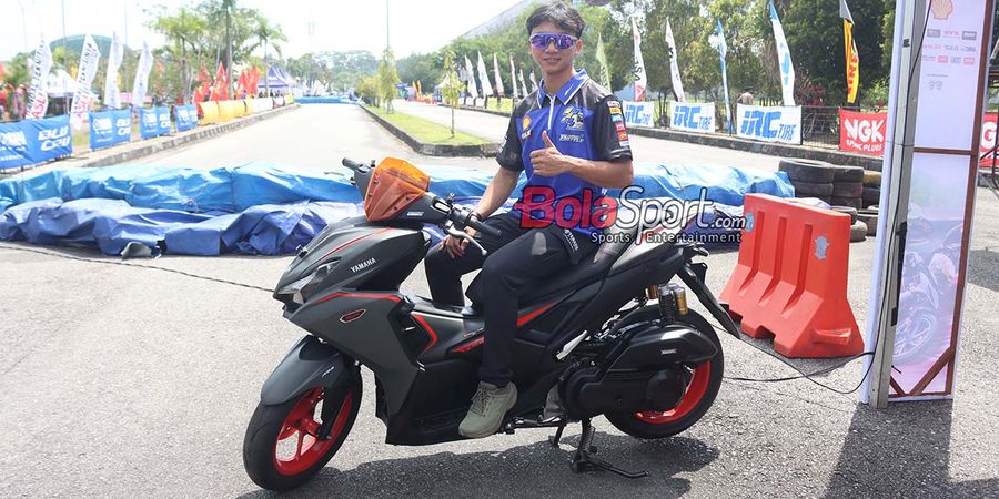 Kesan Wahyu Nugroho Cicipi Aerox Turbo di Yamaha Cup Race 2025 Riau