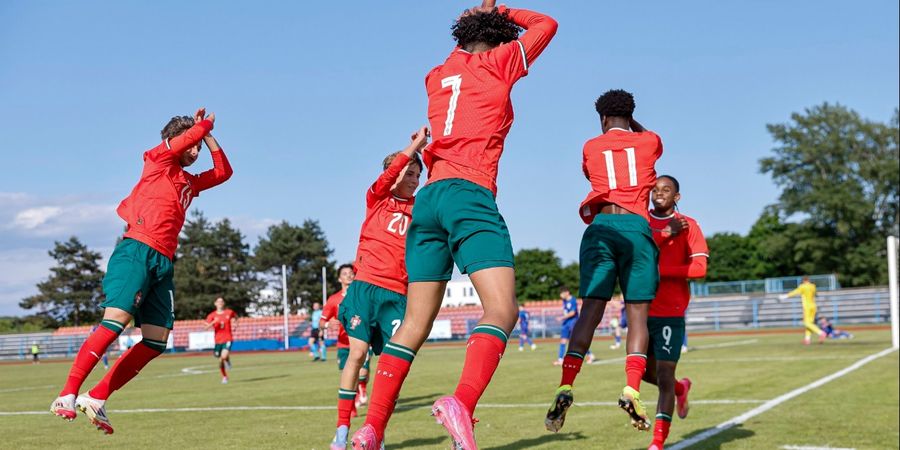Menggila dengan 2 Gol dan Selebrasi Siuuu, Cristiano Ronaldo Jr Sukses Antarkan Timnas Portugal U-15 Juara!