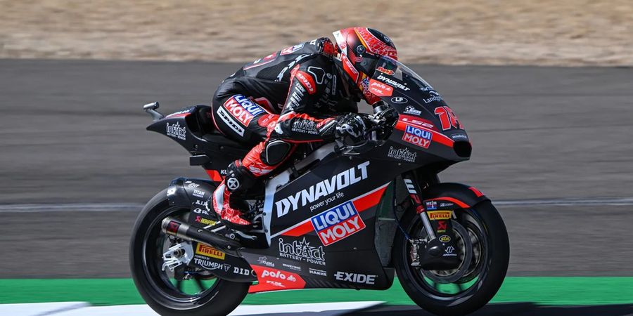 Hasil Kualifikasi Moto2 Aragon 2025 - Bernasib Apes seperti Rekan Setim Mario Aji, Pemuncak Klasemen Start dari Urutan Belakang
