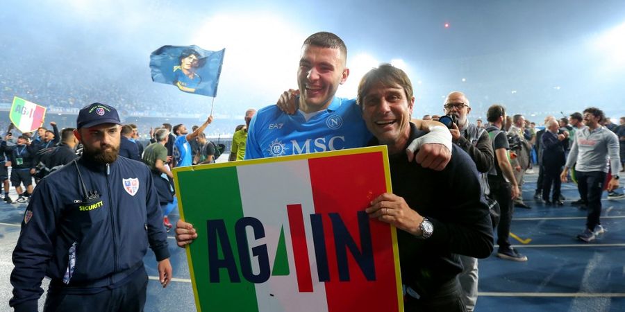 Cuma 4 Hari Usai Bawa Napoli Juara Liga Italia, Antonio Conte Langsung Pamitan