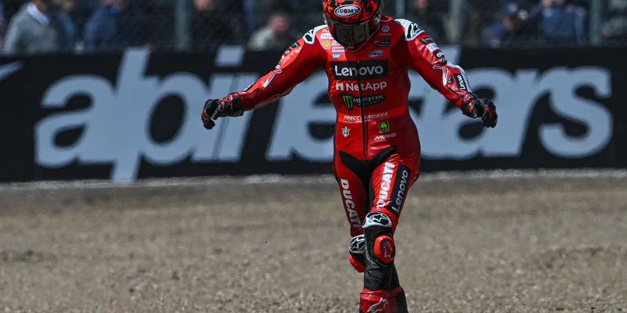 MotoGP Aragon 2025 - Francesco Bagnaia Menolak Jadi Pecundangnya Marc Marquez, Murid Valentino Rossi Masih Bersemangat di Ducati