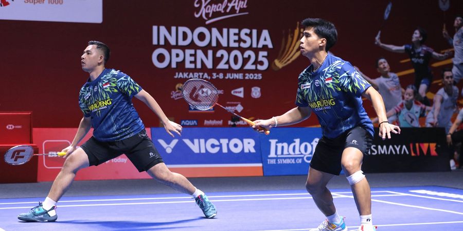 Rekap Hasil Indonesia Open 2025 - Sabar/Reza Habisi Pasangan No 1 Dunia, Ganda Putra Gendong Merah-Putih di Perempat Final
