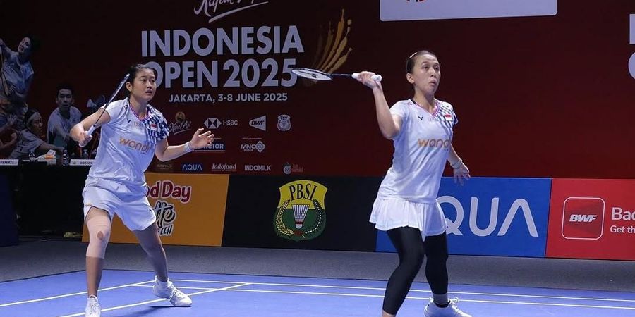 Hasil Indonesia Open 2025 - Ditutup Pembantaian Ana/Tiwi, 3 Ganda Putri Kompak Menang pada Hari Pertama