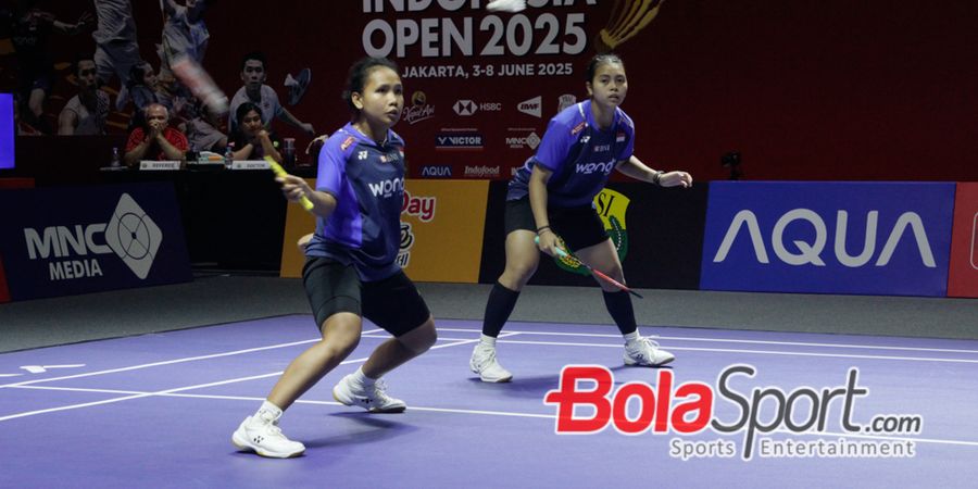 Hasil Indonesia Open 2025 - Awalnya Menang Telak, Duo Isyana/Rinjani Terpaksa Akui Ketangguhan Lawan 