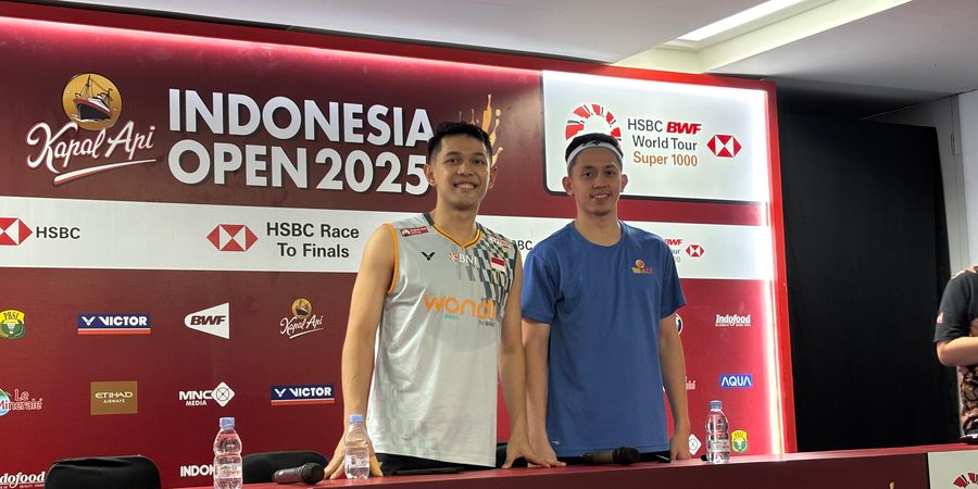 Indonesia Open 2025 - Fajar/Rian Belajar Tak Mau Kalah Start, Karpet Biru Dikaitkan dengan 'Bobotoh'