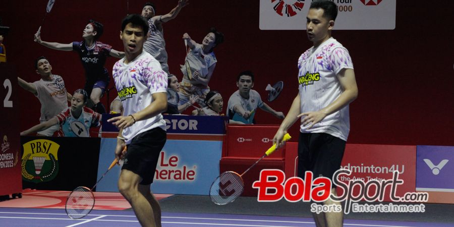 Rekap Hasil Indonesia Open 2025 - Sabar/Reza Rusak Jalur Final Malaysia, Ganda Putra No.1 Dunia Dibungkam