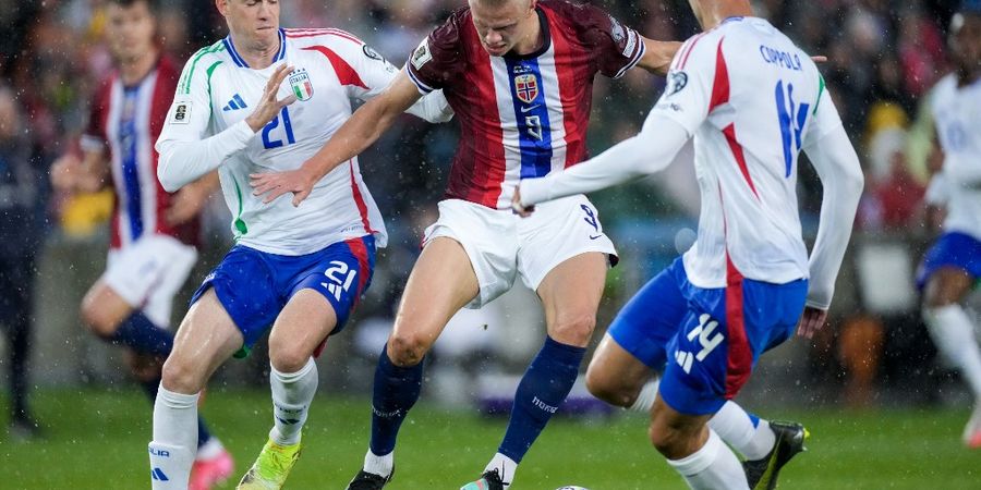 Hasil Kualifikasi Piala Dunia 2026 - Timnas Italia Babak Belur Dihajar Erling Haaland, Norwegia Sempurna Tanpa Lawan