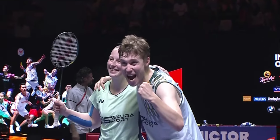 Hasil Semifinal Indonesia Open 2025 - Tadinya Nyaris Dipulangkan Rehan/Gloria di 32 Besar, Ganda Prancis Capai Final Lagi di Istora