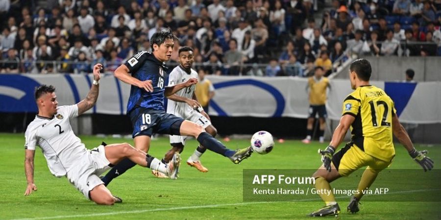Hasil Kualifikasi Piala Dunia 2026 - Jepang Pesta Setengah Lusin Gol ke Gawang Timnas Indonesia