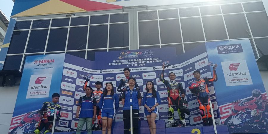 Hasil Yamaha Sunday Race 2025 - Melempem di Level Asia, Aldiaz Ismaya Mengganas di Race 2 R15 Pro