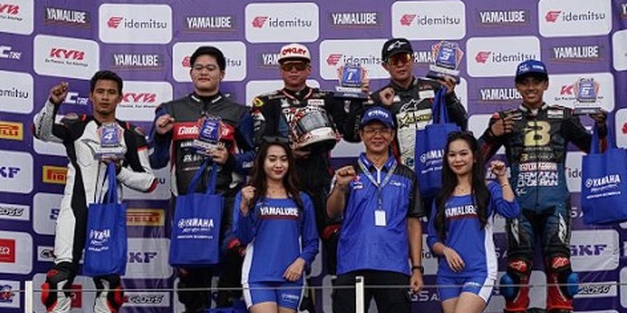 Hasil Yamaha Sunday Race 2025 - Modal Mengekor Wahyu Nugroho, Eric Saputra Amankan Podium di Kelas Superstock