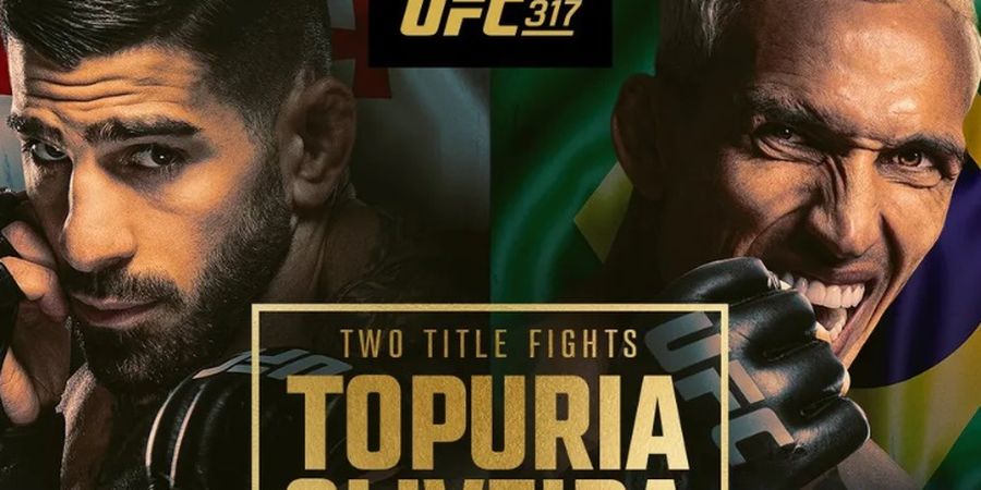 Hasil UFC 317 - Si Raja Kuncian Dibuat Pingsan, Ilia Topuria Jadi Raja 2 Divisi Ke-10