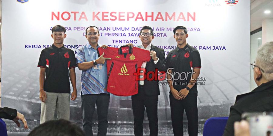 Logonya Hadir di Depan Jersey, Persija Dapat Dana Segar Hingga Empat Tahun ke Depan
