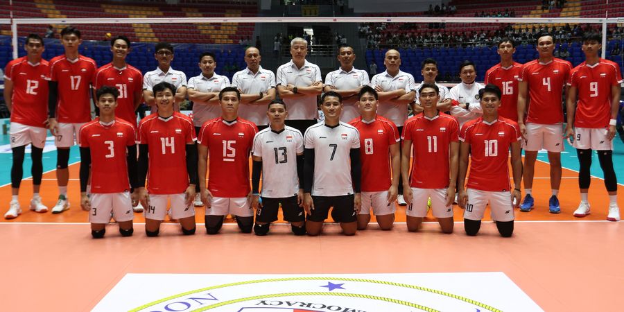 Ranking Voli Dunia - Dikalahkan Thailand 1-3 di SEA V League, Timnas Voli Putra Indonesia Kian Terbenam