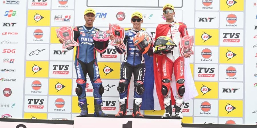 Pembalap Astra Honda Motor Raih Podium di Balapan Pertama AARC Jepang