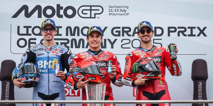 Klasemen MotoGP 2025 - Marc Marquez Melambung Tinggi pada 'Balapan Keramat' yang Sisakan 10 Pembalap