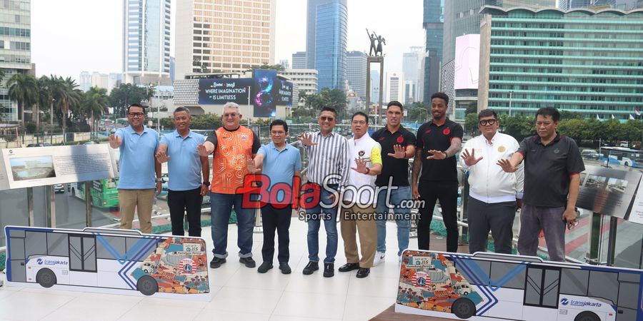 Gandeng Transjakarta, 30 Busway akan Hiasi Wajah Pemain Persija