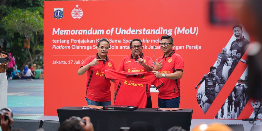 Bank Jakarta Jadi Perusahaan BUMD Keempat yang Dukung Persija
