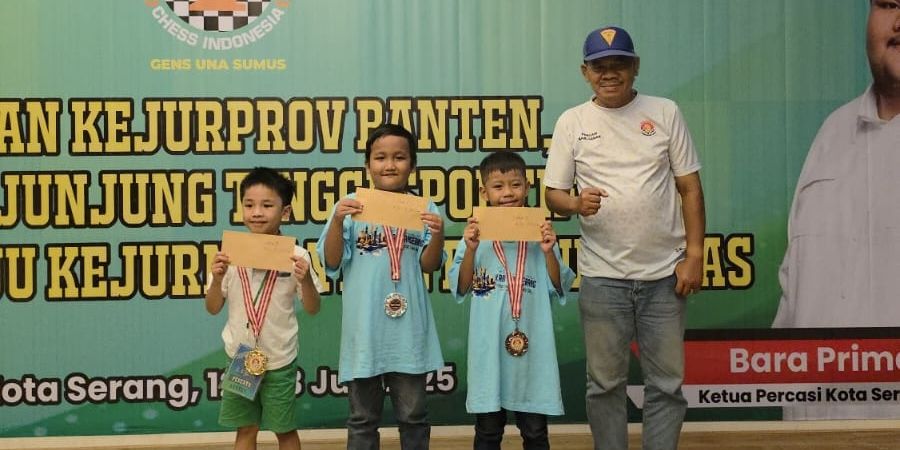 Kabupaten Tangerang Juara Umum Kejurprov Catur Banten 2025