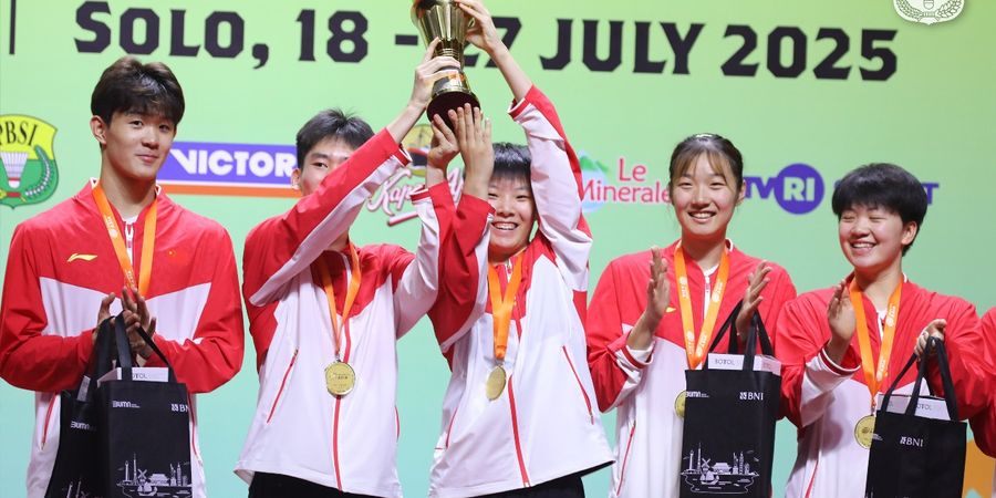 Hasil Final Kejuaraan Asia Junior 2025 - Murid Chen Long Ubah Situasi, China Sabet Gelar Beregu Lagi