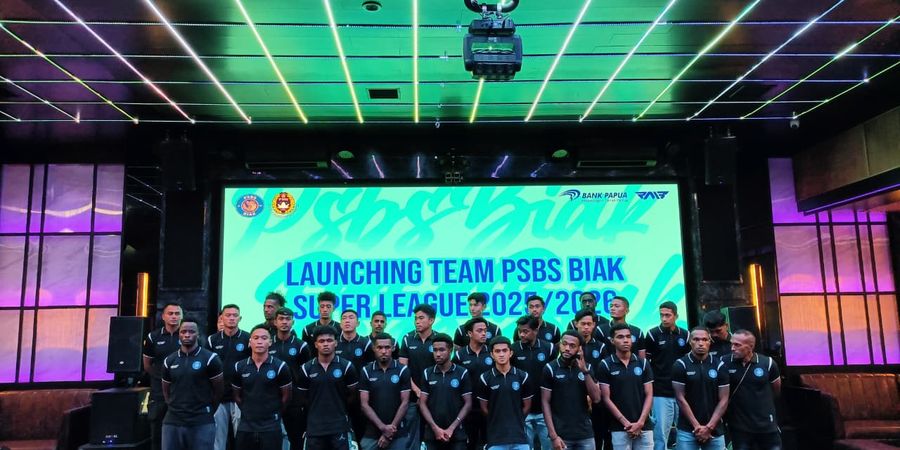 RESMI - PSBS Biak Launching Tim Berkekuatan 29 Pemain untuk Super League, Ada Klan Solossa dan Eks Kapten Timnas U-19 Indonesia