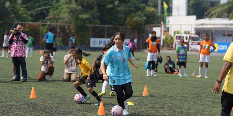 Mana Iwabuchi Hadir di Jakarta, Latih Langsung Bibit-bibit Pesepak Bola Putri