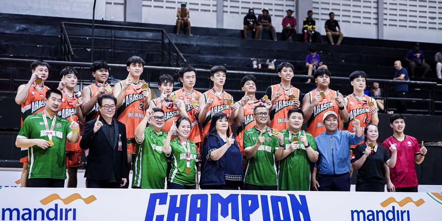Aras Gading Muda Jakarta Cetak Quattrick Juara di 4 Kelompok Umur Kejurnas Bola Basket