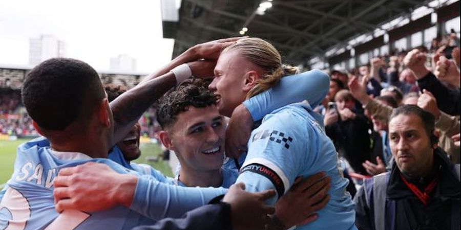 Hasil Liga Inggris - Haaland Aktifkan Mode Monster, Man City Bungkam Penakluk Man United