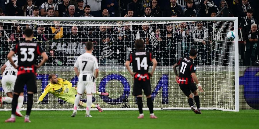 Hasil Liga Italia - Rapor Hijau AC Milan Disetop Juventus, Coba kalau Modric yang Ambil Penalti...