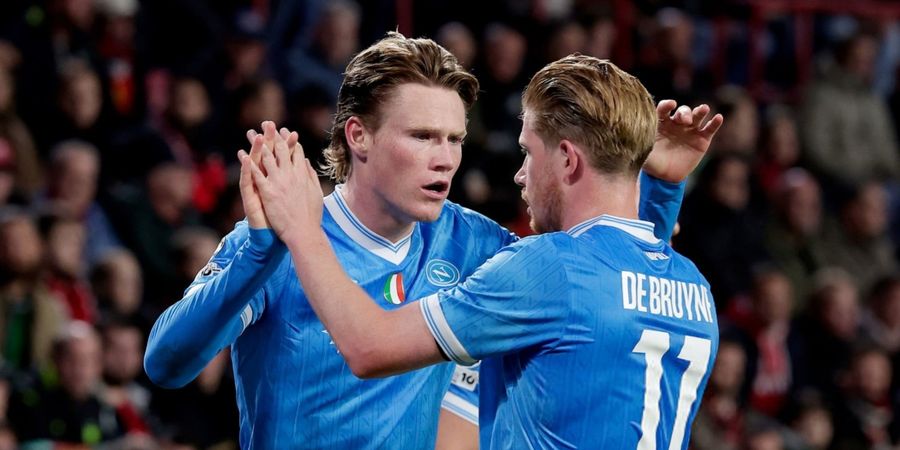 Ibarat Kutukan Gerrard-Lampard di Inggris, Dilema Napoli Punya Duo McTominay-De Bruyne